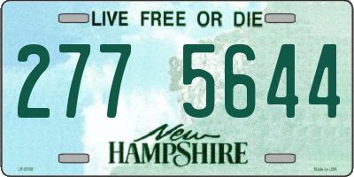 NH license plate 2775644