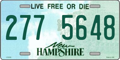 NH license plate 2775648