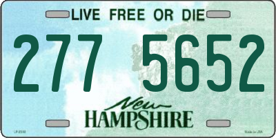NH license plate 2775652