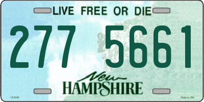 NH license plate 2775661