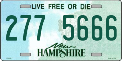 NH license plate 2775666