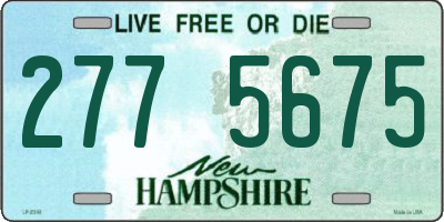 NH license plate 2775675