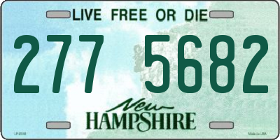 NH license plate 2775682