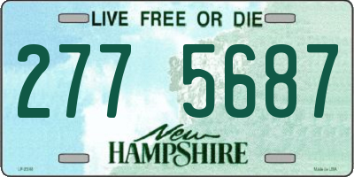 NH license plate 2775687