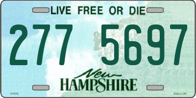 NH license plate 2775697