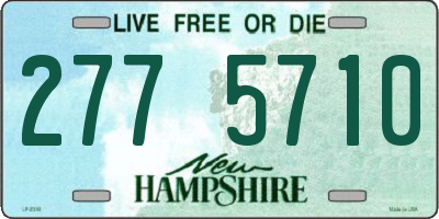 NH license plate 2775710
