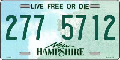 NH license plate 2775712