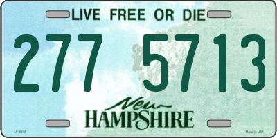NH license plate 2775713