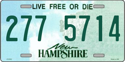 NH license plate 2775714