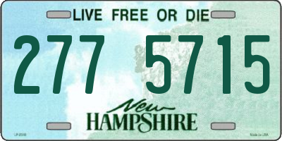NH license plate 2775715