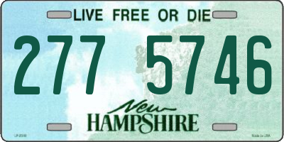 NH license plate 2775746