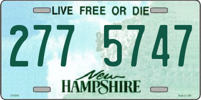 NH license plate 2775747
