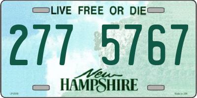 NH license plate 2775767