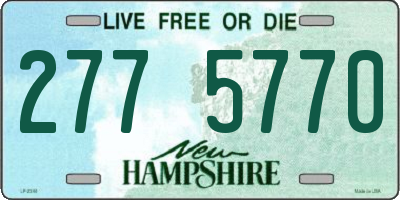 NH license plate 2775770