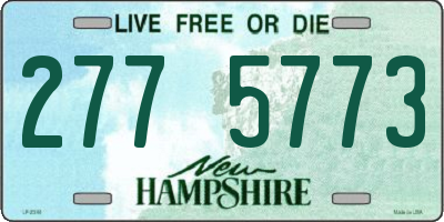 NH license plate 2775773