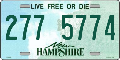 NH license plate 2775774