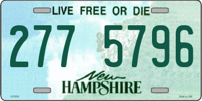 NH license plate 2775796