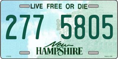 NH license plate 2775805