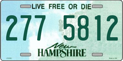 NH license plate 2775812
