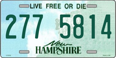 NH license plate 2775814