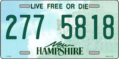 NH license plate 2775818