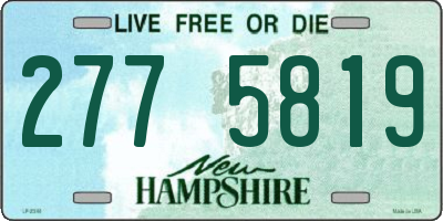 NH license plate 2775819