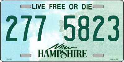 NH license plate 2775823