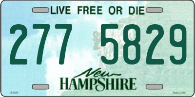 NH license plate 2775829