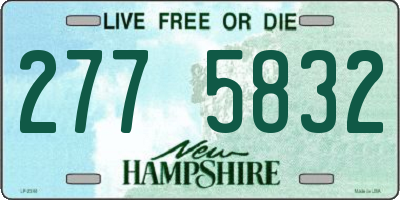 NH license plate 2775832