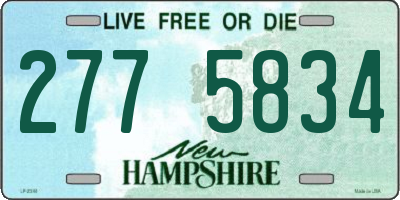 NH license plate 2775834