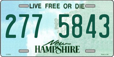 NH license plate 2775843