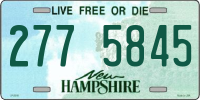 NH license plate 2775845