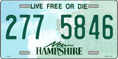 NH license plate 2775846