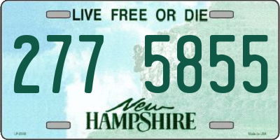 NH license plate 2775855