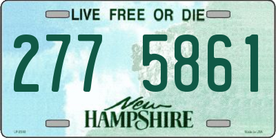 NH license plate 2775861