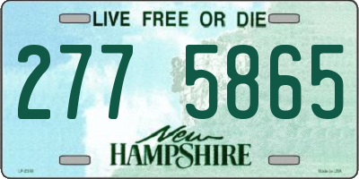 NH license plate 2775865
