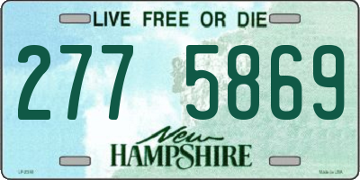 NH license plate 2775869