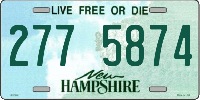 NH license plate 2775874