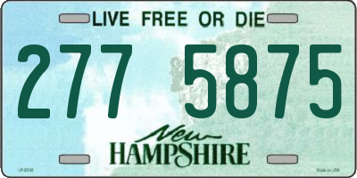 NH license plate 2775875