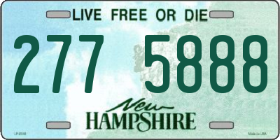 NH license plate 2775888