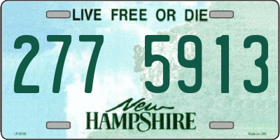 NH license plate 2775913