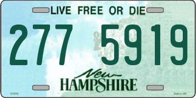 NH license plate 2775919