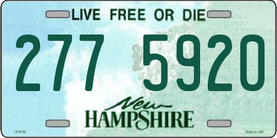NH license plate 2775920