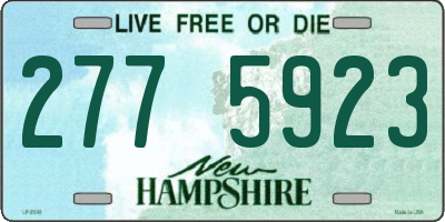 NH license plate 2775923
