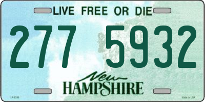 NH license plate 2775932