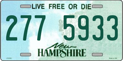 NH license plate 2775933