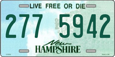 NH license plate 2775942