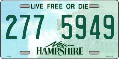 NH license plate 2775949