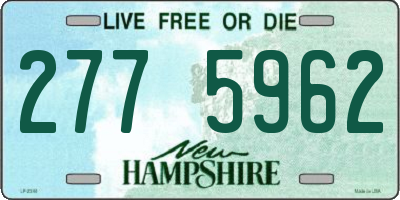 NH license plate 2775962