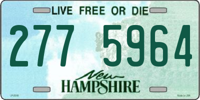 NH license plate 2775964
